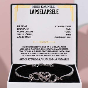 Vanavanematelt lapselapsele | NASUS_HEARTBRACELET