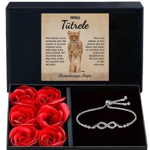 Emalt tütrele | LILLIA_CRYSTALBRACELET_ROSEBOX