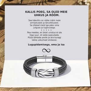 Vanematelt pojale | ENZO_BRAIDEDBRACELET