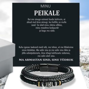 Tüdruksõbralt poisssõbrale | HAYDEN_LEATHERBRACELET