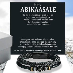 Abikaasalt abikaasale | LEVI_LEATHERBRACELET